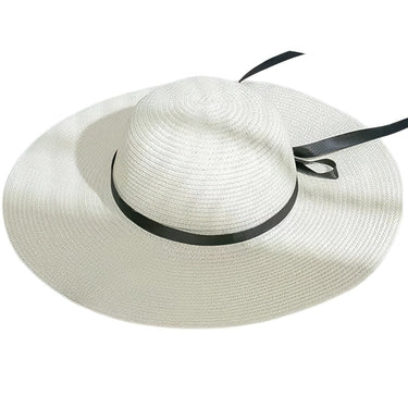 Chapeau Paille Inscription Sequins